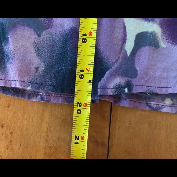 Loft Size 8 lined print skirt - Picture 4 of 9